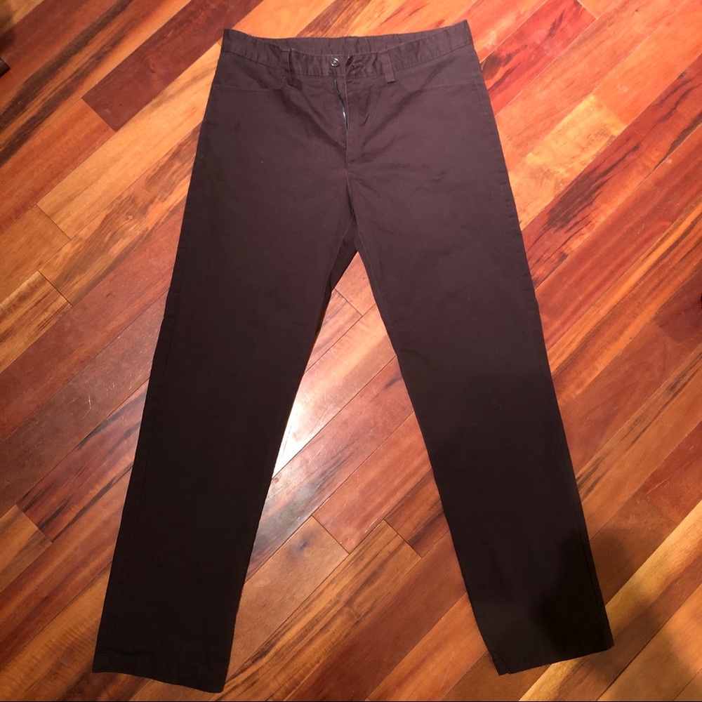 Calvin Klein Burgundy pants